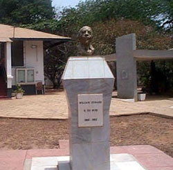Bust of W.E.B. Du Bois in Accra, Ghana, West Africa