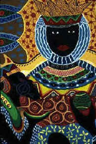 Image:  Black Madonna by Luis Alberto Mendez, Cuba, 1995